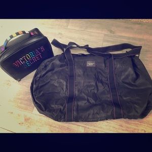 Victoria Secret duffle Bag with makeup case